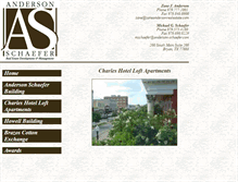 Tablet Screenshot of anderson-schaefer.com